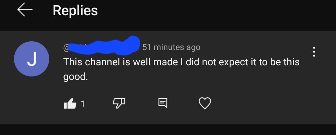 nomoreLOSS12345's tweet image. Day 9 of posting in this my YT channel 

Comments like this get me motivated 💪🫡

#progess

@chrisdadiva 
@Vix_Priest