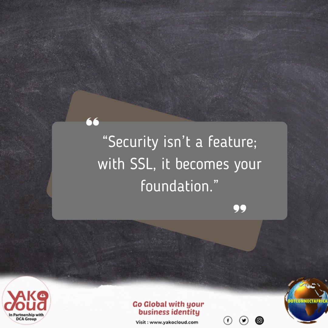 YakoCloud's tweet image. Happy Friday!
 Security isn’t just a feature , with SSL, it becomes the foundation your business stands on. Build trust, stay protected, and step into the weekend with confidence. Visit our website yakocloud.com

#HappyFriday #DigitalSecurity #SSLProtection