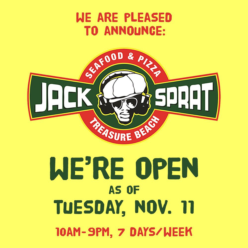 Jack Sprat Has Now Reopened!!! 

Thank you for so much your support - and huge congrats to the team who worked so hard to make this happen.

👏🏽🙌🏼👏🏽🙌🏼👏🏽