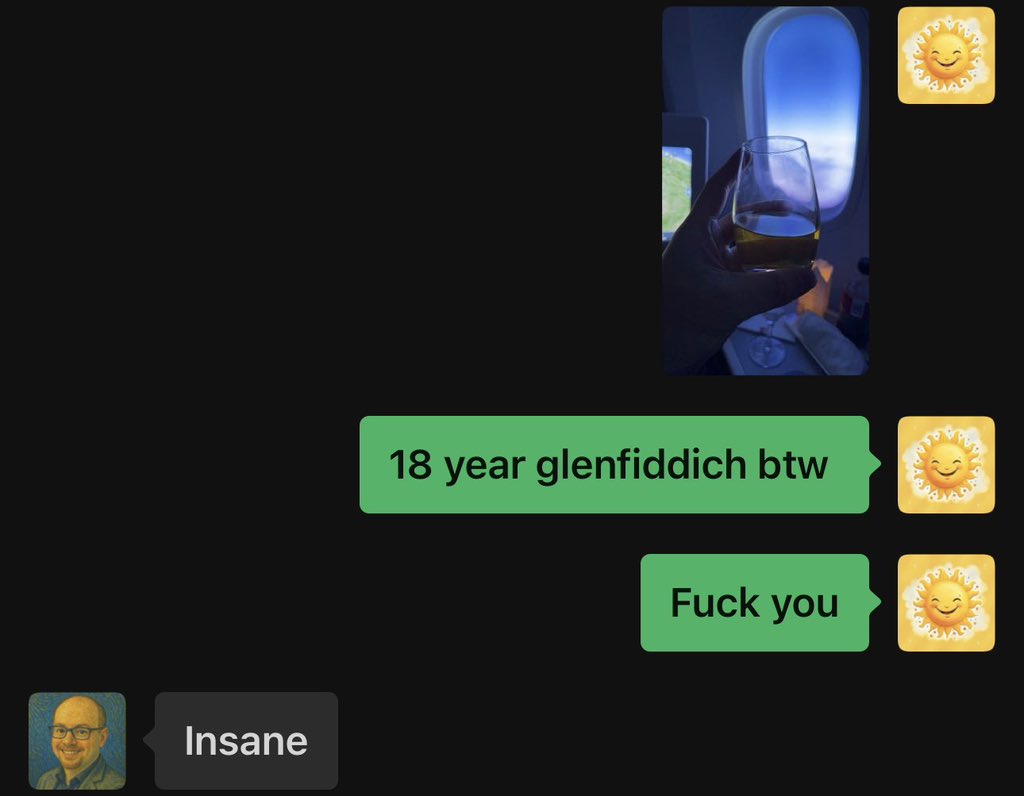 I love gloating to my American friends. Lmao