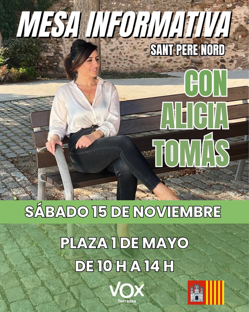 ¡Nos vemos este sábado en Sant Pere Nord! 

#Alicia2027
