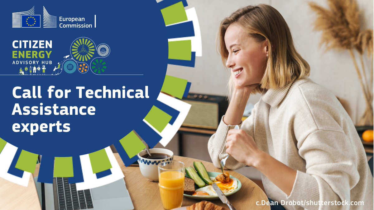 The #CitizenEnergyHub is calling for experts to provide technical assistance to support local citizen energy projects.
 
⚡️ help communities lead the #EnergyTransition
⚡️ expertise in planning, finance, law &amp; engagement
 
Apply here 👉 link.europa.eu/XYvwGG