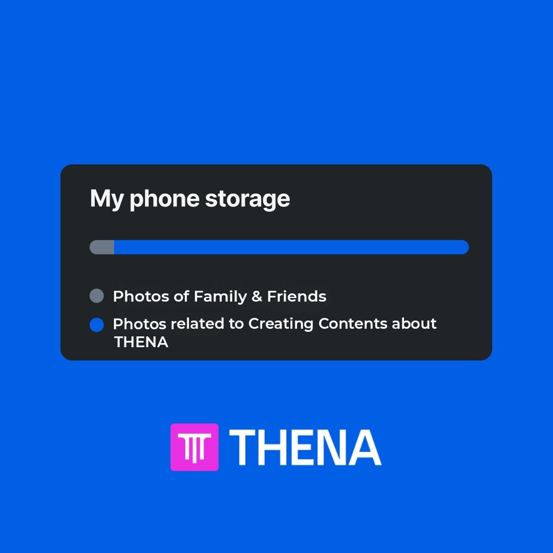 If My phone had a voice:
“Stop saving <a href="/ThenaFi/">THENA</a> updates and go take pics with your family” 😂

Grinding to be the best Questor in <a href="/ThenaFi/">THENA</a> Zealy Sprint Never Stops 📈

Life gets busy, but the grind still needs its time !