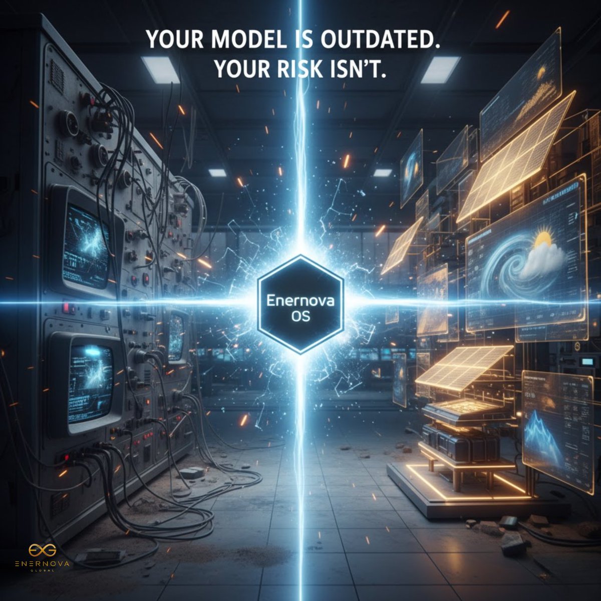 EnernovaGlobal's tweet image. 2030 Grid on 2017 Models
We’re building a 2030 grid using 2017 forecasting models. That gap is dangerous.
Legacy tools can’t handle volatility, BESS, or rapid weather shifts. Enernova OS was built for the grid India will have— not the one it had.
#SmartGrid #CleanTech #EnernovaOS