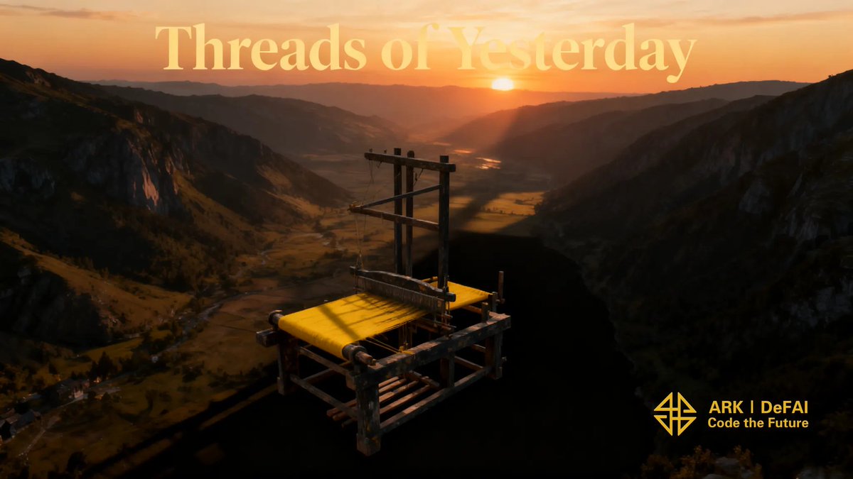 thelastjoyb00's tweet image. In a village woven with mist and memory, an old weaver sits by her loom under a timeworn thatch. Each thread she weaves carries a whisper of stories long cherished, her fingers deftly dancing over the fibers like a gentle breeze over a serene lake.   This fabric, a tapestry of…