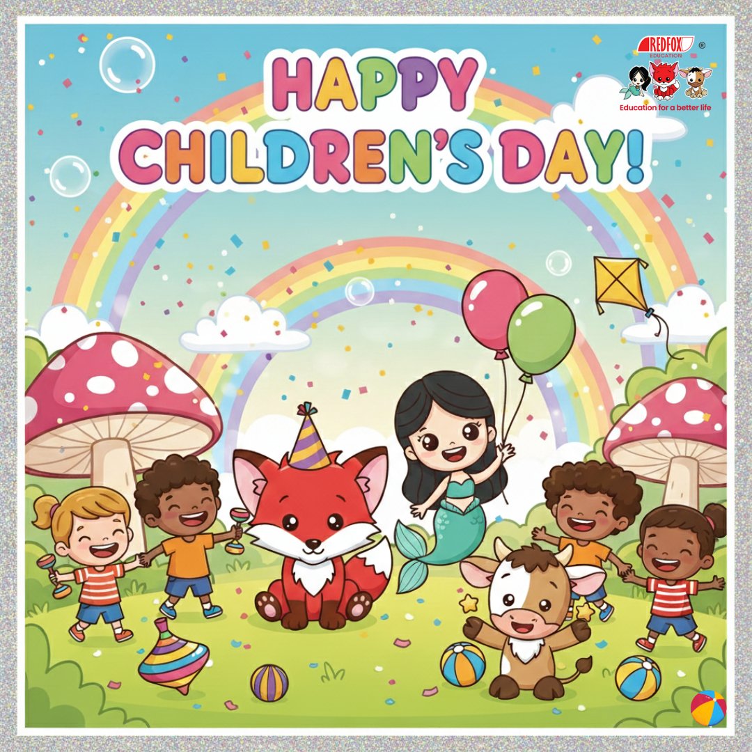 RedFox_EdTech's tweet image. Celebrating the joy of learning and the magic of childhood! 

Download Our Mobile App:
Google Play: bit.ly/31lO56z
App Store: apple.co/39UxPwl

#HappyChildrensDay #ChildrensDay #KidsDay #LearnEnglish #KidsFun #RedfoxEducation #EarlyLearning