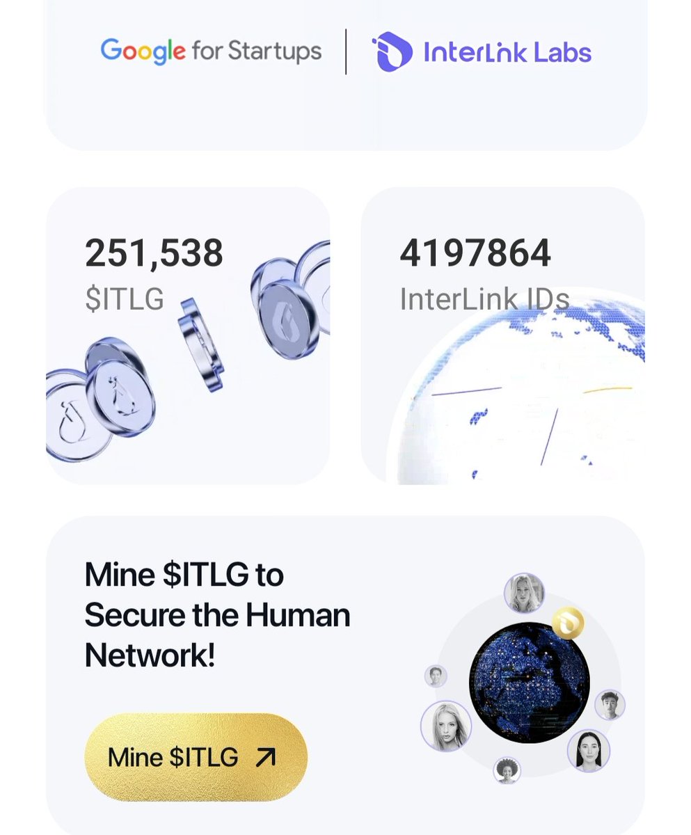 $ITLG mining Milestone 2,51,500
 
Airdrop of the year 2025, Interlink Labs Network 1000 ITLG on Joining Code - 4698528

✅ 50% Verified ITLG Giveaway -
           Follow | Like | Repost 

Every participant winner 🏆 

#InterlinkNetwork #InterlinkLabs #ITLG #ITLX #ITL #PiNetwork