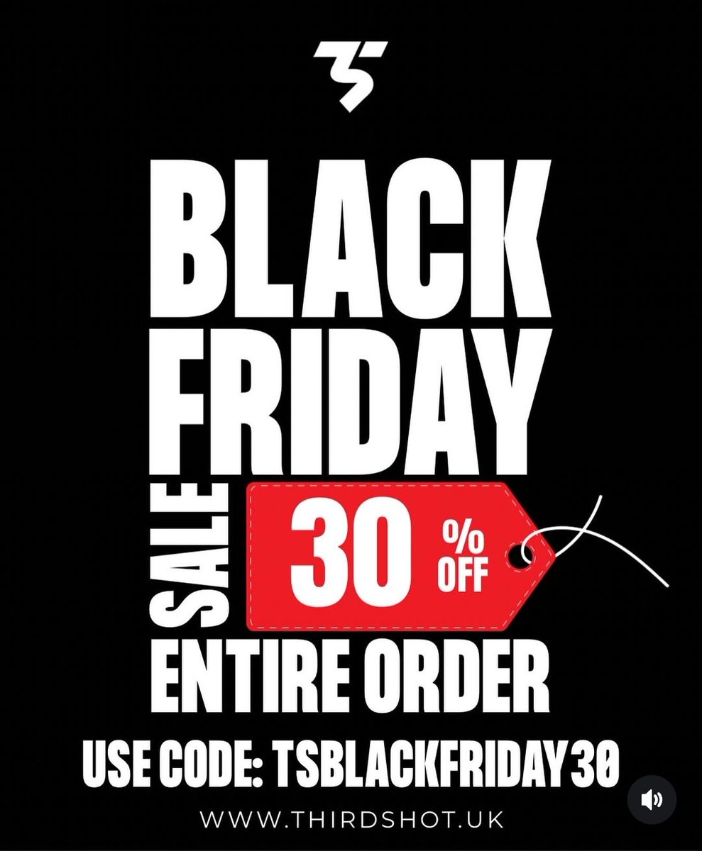 thirdshotuk's tweet image. 🎉 Our first Black Friday sale!
We’ve only been trading for 3 months, and we’re celebrating big. Enjoy a massive 30% OFF!

🛍️ Don’t miss out. Stock up, save big, and support a growing brand!
#BlackFriday #Sale #SmallBusiness #30Off