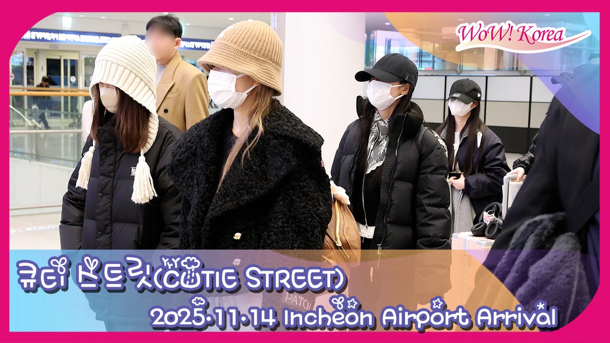 4K] CUTIE STREET、初の韓国来韓する妖精たち「冷え切った韓国の