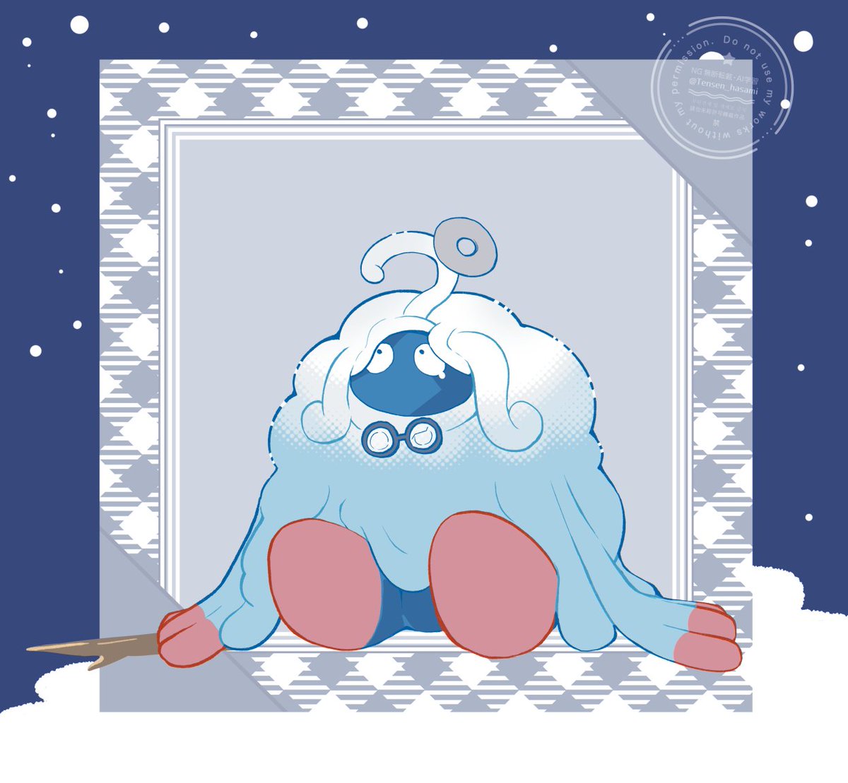 モジャンボはかせをこれ以上独りぼっちにさせたくないので早くぽこポケやりたいです。

ツルの形や色褪せた感じで博士っぽい雰囲気になってるの本当に良すぎる。