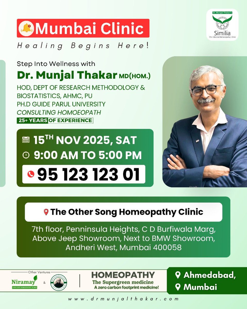 Prof. Dr. Munjal Thakar (@munjalt) / Posts / X