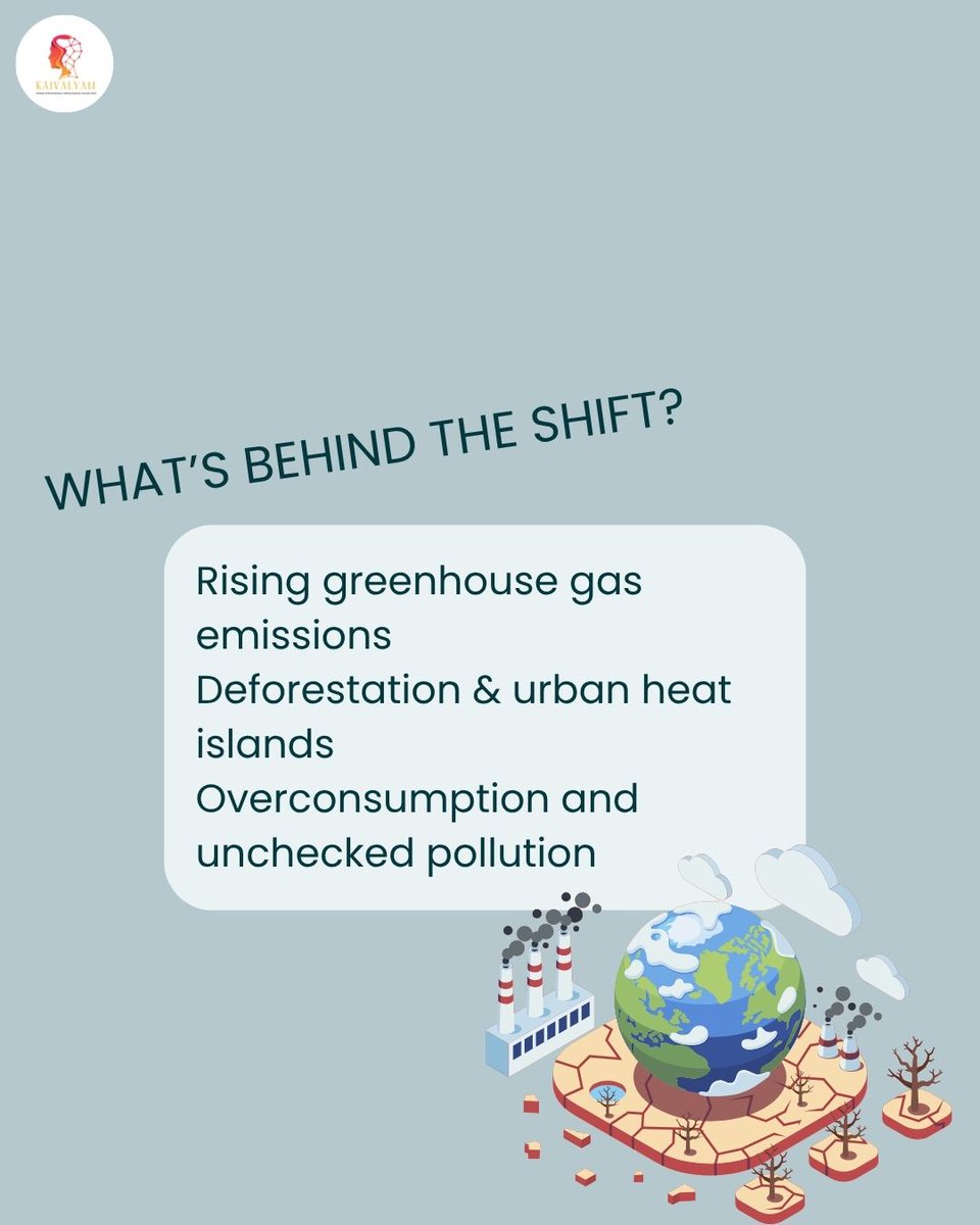 KaivalyamF's tweet photo. Winter feels different now — shorter, warmer, unpredictable. 🌦️ Climate change isn’t a distant story; it’s reshaping the seasons we grew up with. This winter, let’s do more than adaptblet’s act.
#ClimateChangeIsReal #SustainableWinter #EcoFriendlyLiving #ActForClimate https://t.co/Vl2PYVDmwS