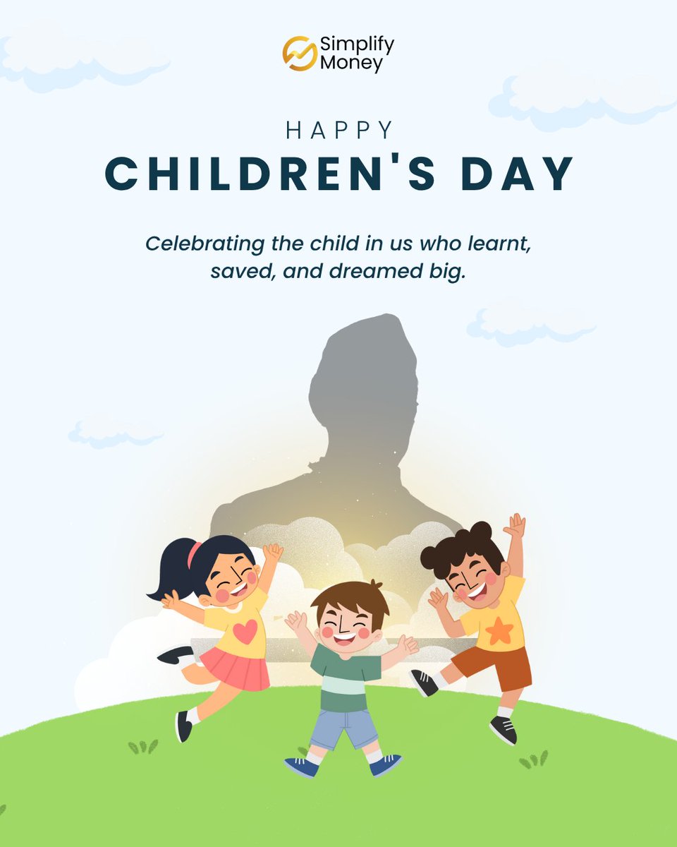 Simplify_Money's tweet image. Simplify Money wishes you a joyful Children’s Day! 🎉
Here’s to the curiosity, courage, and creativity that still lives in all of us. 🌈 #JudgmentFree #Trusted #Reliable #FinancialEmpowerment #FinancialWellBeing #childrensday #happychildrensday #chachanehru #celebrations