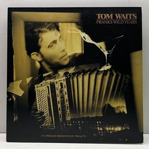 良好品!! USオリジナル 手書きDMM刻印 TOM WAITS Franks Wild Years