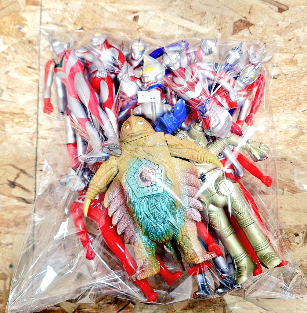 ジャンク ソフビ ウルトラマン系 62体まとめて ※傷や汚れあり ジャンク