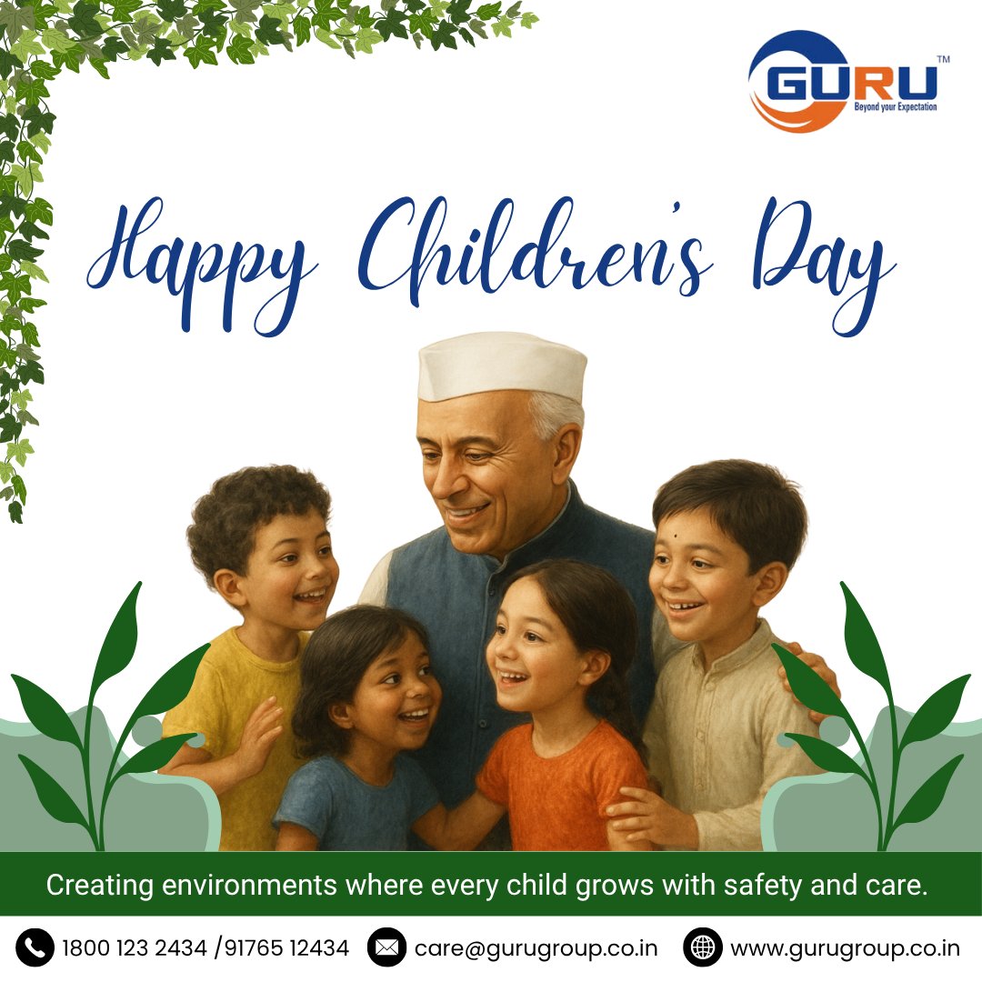 GIndia72328's tweet photo. Every child is a story of hope, growth & endless dreams.
GURU Group celebrates #ChildrensDay with love, care & commitment to safe learning spaces.
Connect with us on all platforms: Facebook | Instagram | YouTube | LinkedIn | X
#GuruGroup #BeyondYourExpectation #BrightFutures https://t.co/hbplxApqsQ