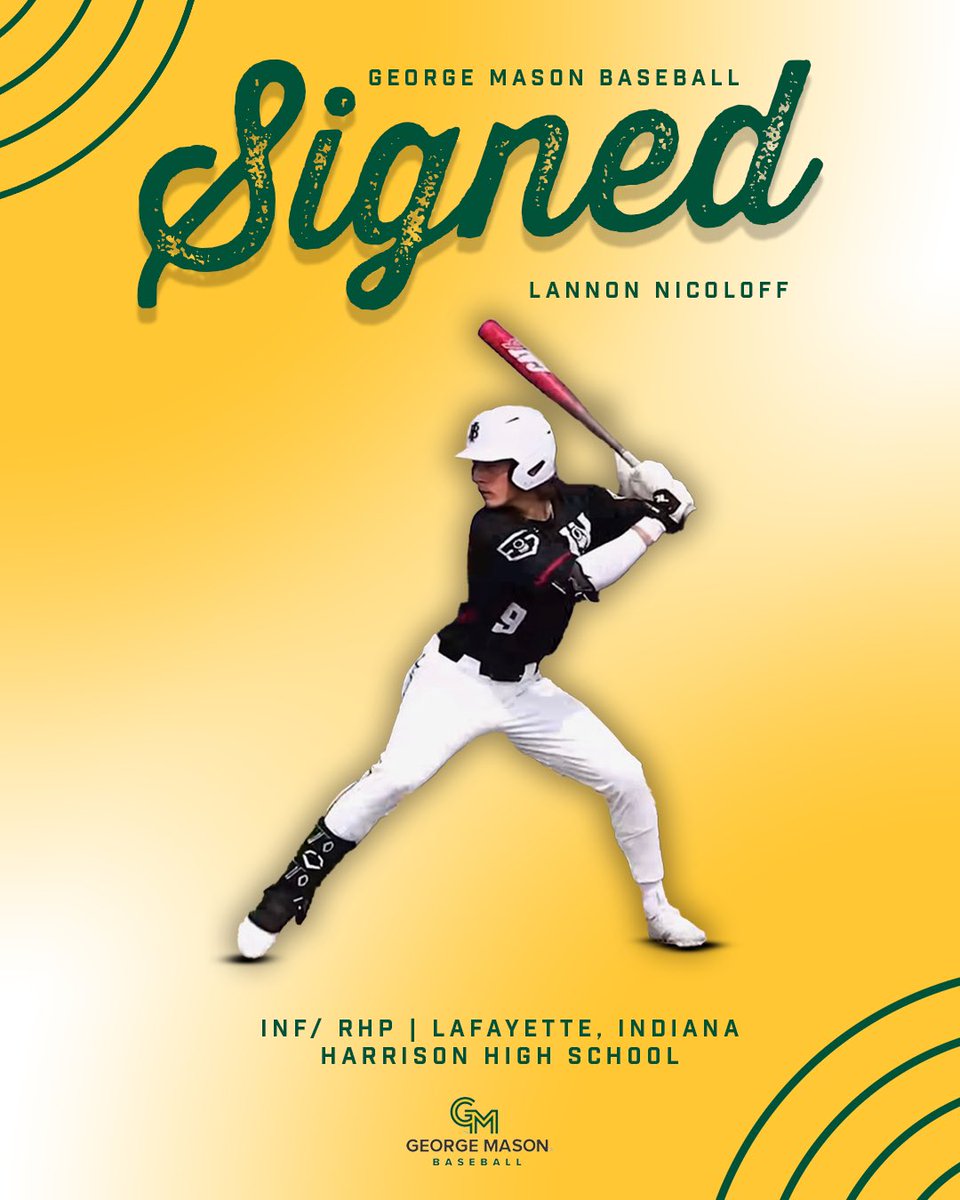 🌟 The future is BRIGHT in Fairfax! 

<a href="/LannonNicoloff/">Lannon Nicoloff</a> joins #MasonNation

#GoPats🔰