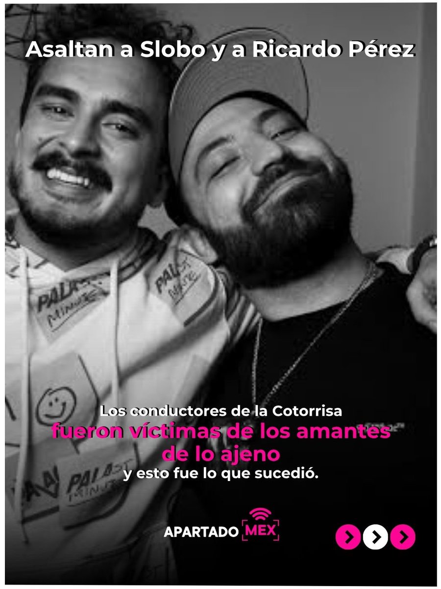 ApartadoMex's tweet photo. ¡Terror en La Cotorrisa! 😱💥 Hombres armados irrumpen en las oficinas del podcast de Ricardo Pérez y Slobotzky, buscando joyas y cash con ganzúas listas. 🔓🔫 Un valiente del equipo activa el intercom: “¡Ya viene la poli!” 🚔 y los ladrones sueltan todo, ¡solo se llevan una funda de cel vacía! 😂 La respuesta rápida del 911 frustra el robo. Los comediantes comparten el video para alertar: ¡precauciones ya!