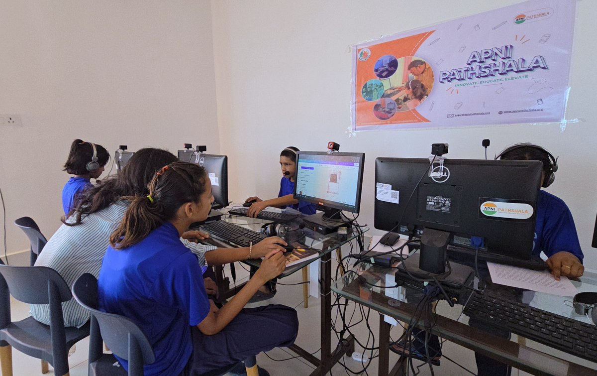TeachtoEarn's tweet image. 💻✨ A room full of curiosity!
From shy first clicks to confident creators — every child here is discovering the power of learning through a computer.
This is what digital empowerment looks like!

#TeachToEarn #ApniPathshala #DigitalIndia #FutureReadyKids