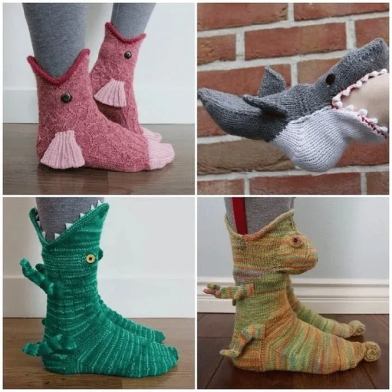 LetaxaUs's tweet photo. Step into comfort and comedy — these handmade 3D Crocodile Socks wrap your feet in soft, breathable cotton while delivering a hilarious “croc bite” design everyone will notice.