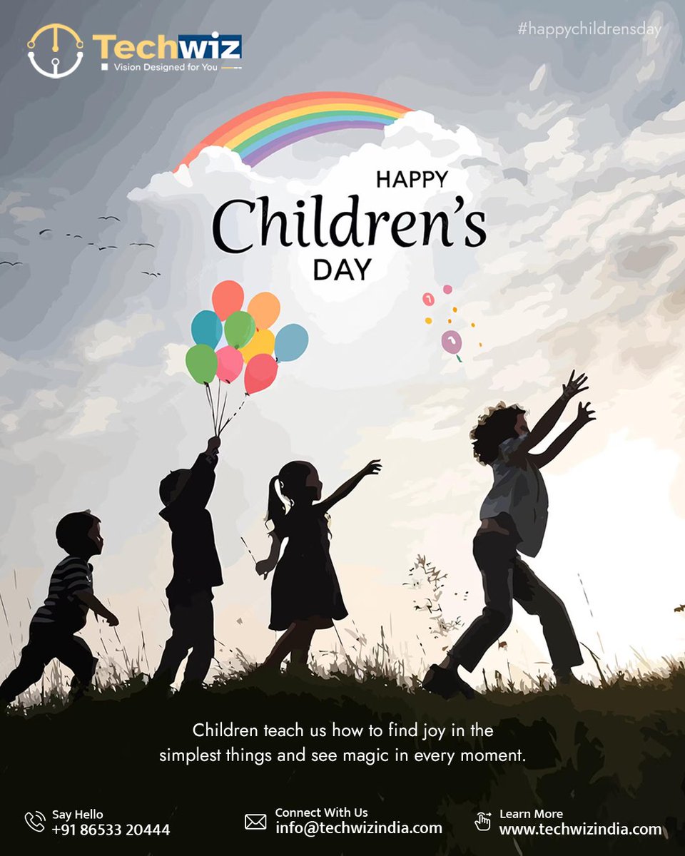 techwizind's tweet image. 🌟 Happy Children’s Day! 🌟
Children remind us to laugh louder, dream bigger &amp;amp; find magic in every little moment. ✨💛
#HappyChildrensDay #ChildhoodMagic #Innocence #Joy #LittleDreamers #Techwiz