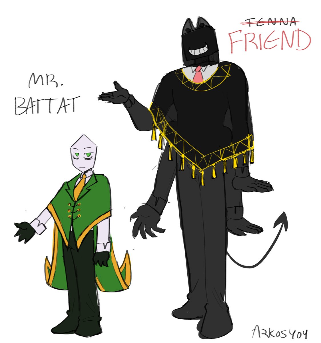 CONCEPT #battenna swap au, battat runs cassino world making sure everything stays in order with the help of a little friend