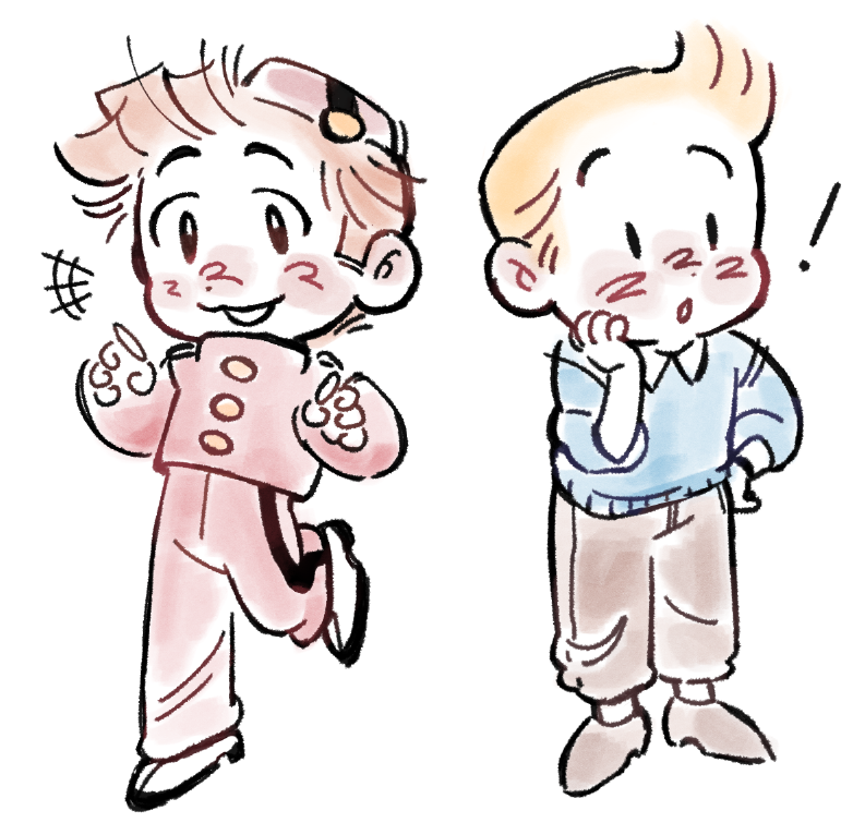 aishime2's tweet image. chibis your boys
#spirou #tintin