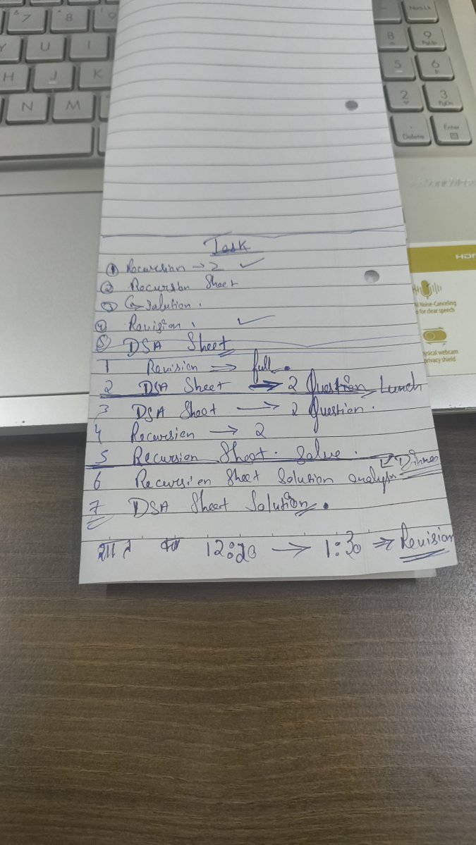 DailyCodeLog's tweet image. Friday is all set to go. :-)
-&amp;gt; Locking in for today.
I will share the outcome with you at night.