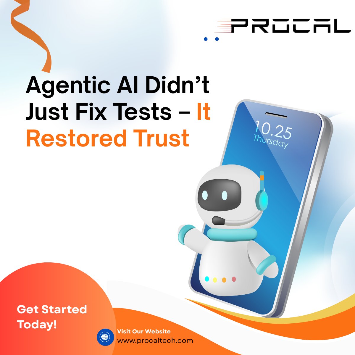 procal_tech's tweet photo. Market speed killing your testing? Procal Tech's agentic AI frameworks cut downtime 50% for leaders. 
Free audit: DM "Audit". Your '26 QA goal? Reply! https://t.co/boCZAVFCr6

#AITesting #SoftwareTesting  @TechCrunch  #procal https://t.co/OAKDb6XOR1