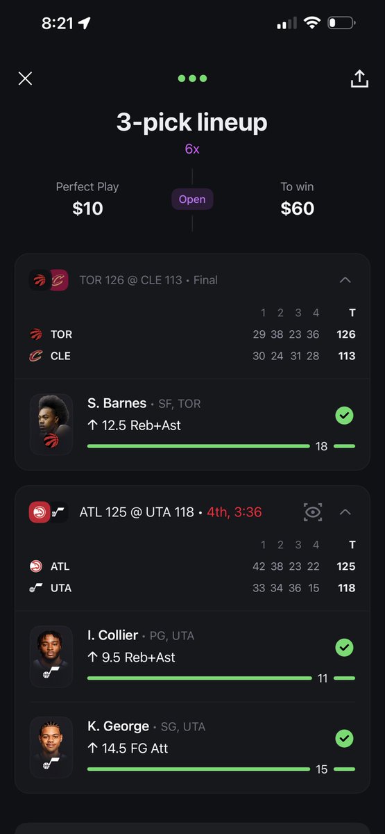 agel4sho's tweet photo. @PotdPrizepicks Tailed 💯💯💯 you the goat fr fr https://t.co/wNABd91UEo
