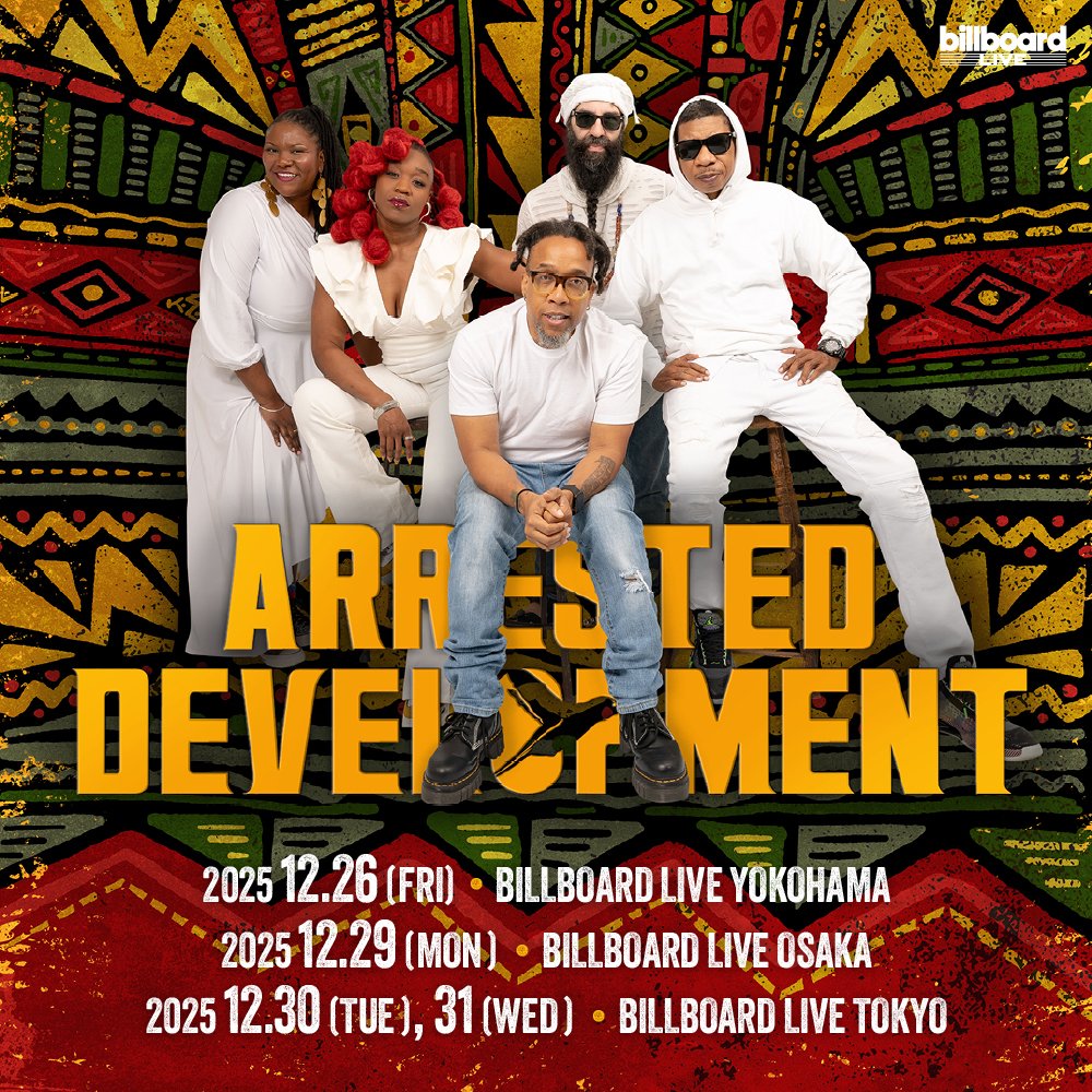 2pm, Fri 11/14 ▶ PLAY ON 
<a href="/playon897/">PLAY ON</a> #playon897
DJ: #MIO

年末、Billboard Live TOKYO＆YOKOHAMAでライブを行う
Arrested Development Speechのメッセージをお届け🗣️

お聴き逃しなく!!

▽#radiko
radiko.jp/share/?sid=INT…