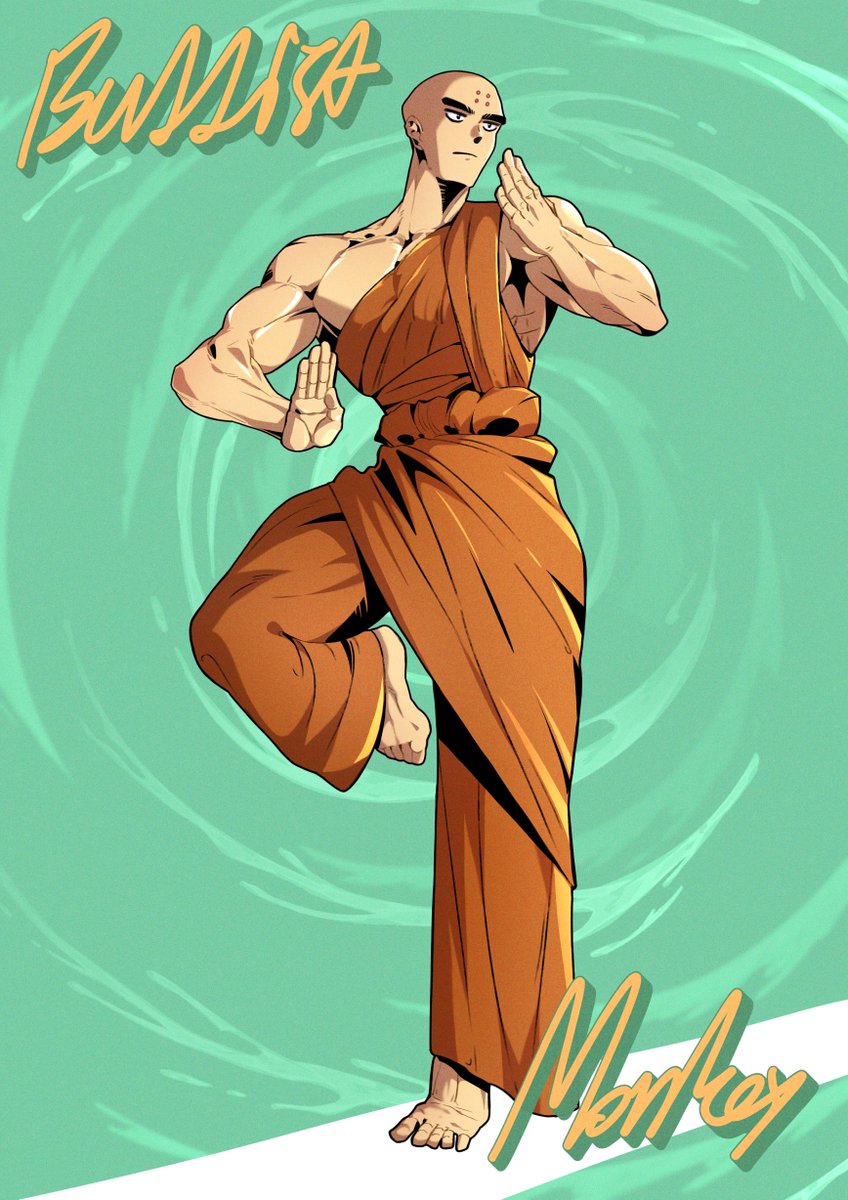 #HTF #htf #htf擬人化   
Ka pow original - 불교 원숭이 (Buddhist Monkey)
카포에서 등장한 스님 캐릭터. 그림체부터 친숙하다보니 개인적으로 본편에서도 나왔으면 했는데 세계관도 좀 다르고 이질적인 부분이 있어서 카메오로 조금 나온게 전부. 돈트나 디드랑 싸움 붙여보고 싶은 캐릭터.