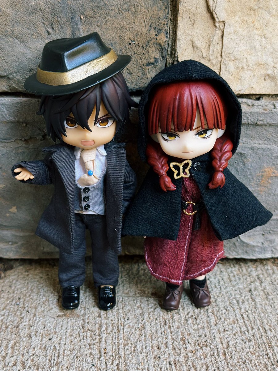 annaisum's tweet image. After almost a year I finished my Jacopo and Morgana nendoroids from The House in Fata Morgana! This game really means a lot to me. 

Thank you @hanadakeika for creating this game and I hope you like them too :-)

@NOVECT_EN #fatamoru #ファタモルガーナの館 #TheHouseinFataMorgana