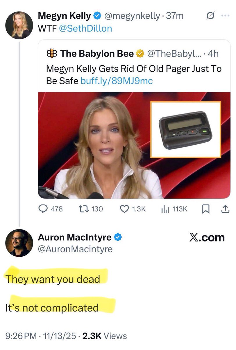 1) The joke is about Israel 

2) Seth almost definitely didn't write the joke

3) It's not a call for anything, especially since it's satirizing Israel 

4) "Auron MacIntyre" (nhrn) is an opportunistic psycho who always tries to make things worse and more extreme.