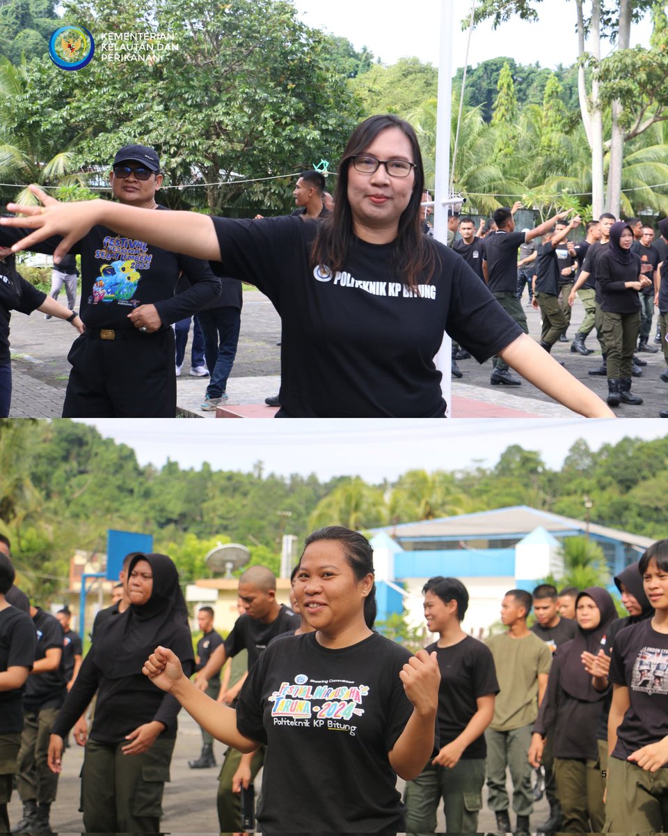bppsdmpkpbitung's tweet image. Jumat, 14 November 2025, seluruh dosen, pegawai dan taruna/ni Politeknik Kelautan dan Perikanan Bitung melaksanakan senam sehat bersama di lingkungan kampus. 🏫✨

#kkpgoid
#swtrenggono
#inradiarta
#bppsdm_kp
#rudisaranga

#PoltekKPBitung
#Berintegritas
#InovaTif
#UNGgul