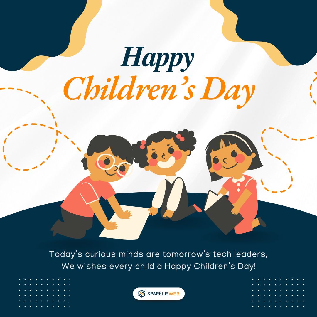 sparklewebhelp's tweet image. Let’s Code a Brighter Future - Happy Children’s Day!

Childhood curiosity is where innovation begins 💡

Keep exploring. Keep creating. Keep dreaming.

#happychildrensday #futureinnovators #inspireyoungminds #techfuture #digitaldreamers