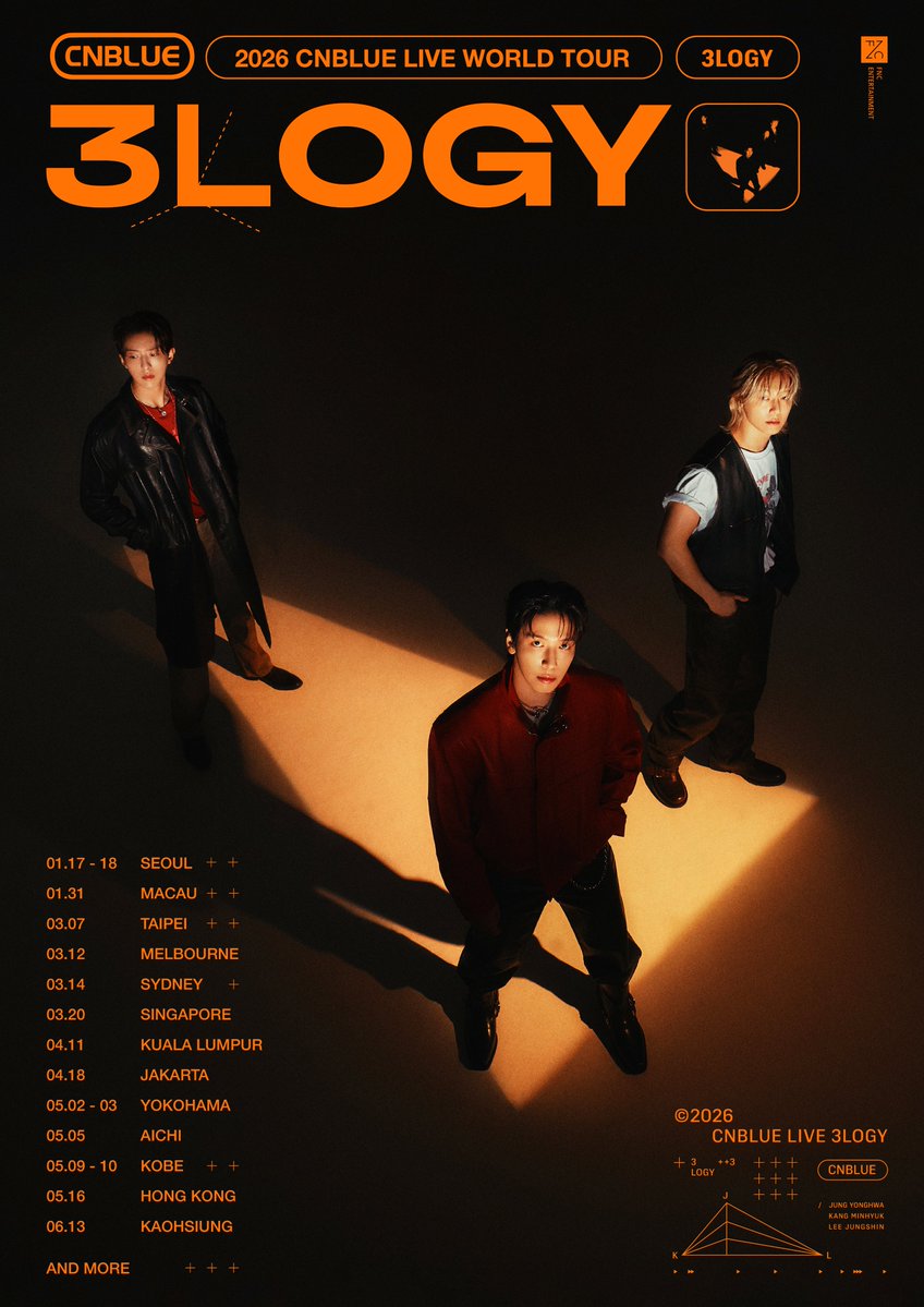 msiakpopfans's tweet image. [COMING SOON] 2026 CNBLUE LIVE WORLD TOUR &apos;3LOGY&apos; IN KUALA LUMPUR

CNBLUE is coming back to Malaysia! 🇲🇾

📅: 11 April 2026 (Saturday)
📍: Kuala Lumpur
🔗: weverse.io/cnblue/notice/…

#CNBLUE #씨엔블루 #3LOGY #CNBLUEinKL #3LOGYinKL #CNBLUEinMY #3LOGYinMY