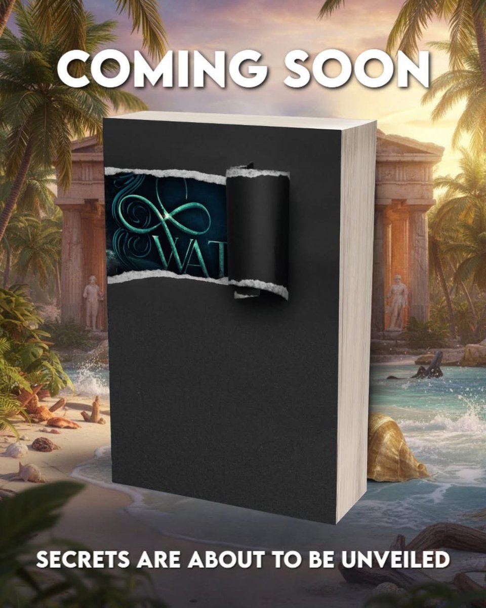 HJRamsay's tweet photo. Your next obsession is almost here…
Don’t miss the cover reveal tomorrow!

#CoverReveal #coverbooks #WaterClockBook #AtlantisRetelling #GreekMythFantasy #Spring2026Reads #EpicFantasyDebut #booktok #bookclub #bookrecommendations #booknow #bookstagram #bookaddict #ancienthistory #greekgods