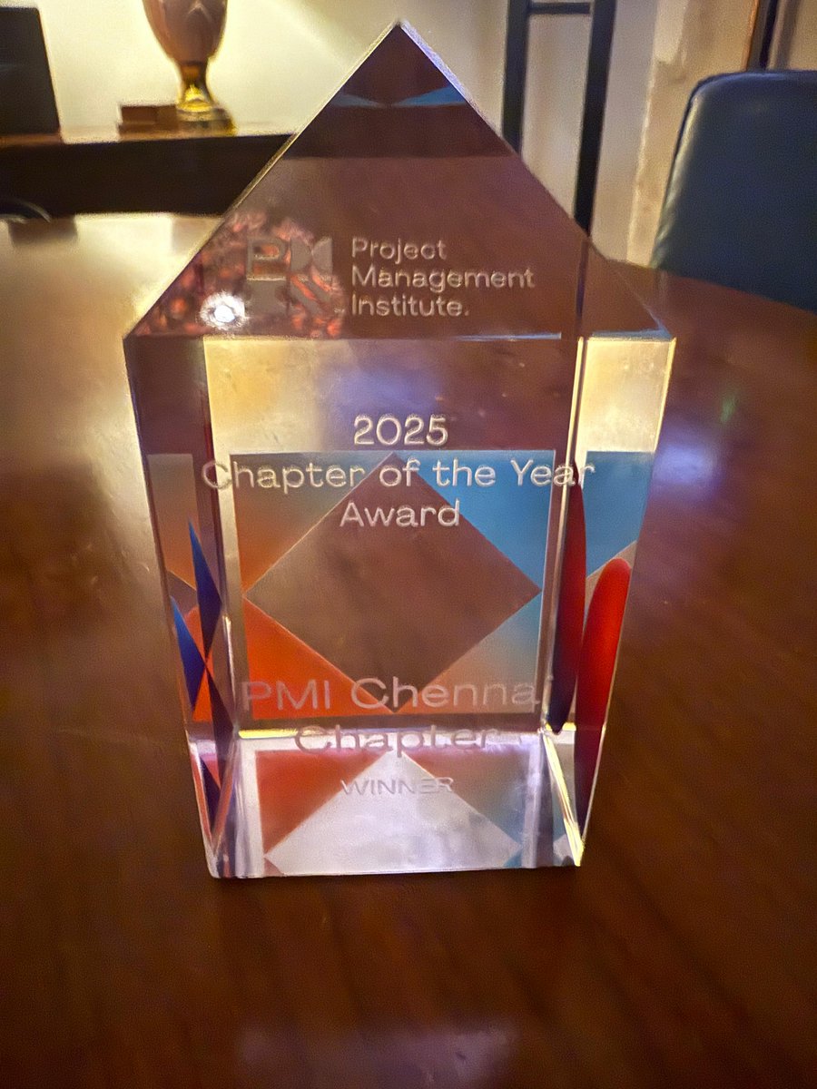 🎉✨ PMI Chennai Chapter Won the Chapter of the Year 2025 ! ✨🎉

We are beyond excited and incredibly proud to share that the PMI Chennai Chapter has won the PMI Chapter of the Year Award 2025! 🏆🔥

#PMI #PMISA #PMIChennai #PMICC #ChapterOfTheYear #ProudMoment #Award2025