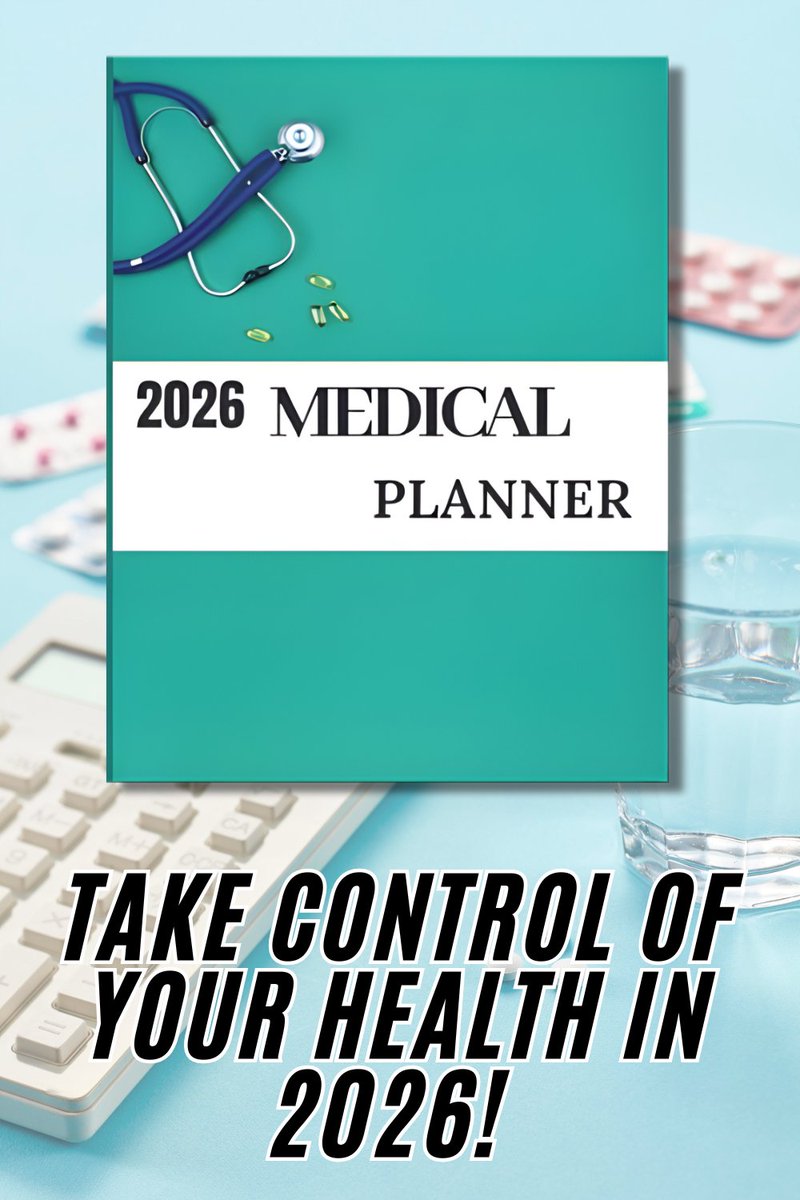 Ready to master your health in 2026? 📒🩺
Organize appointments, meds, blood pressure, expenses, and your medical history—all in one book!

Grab yours here 👉 tinyurl.com/mvk6n7p9

#MedicalPlanner #HealthLogBook #HealthTracker #DigitalHealth #WellnessJourney #PatientCare