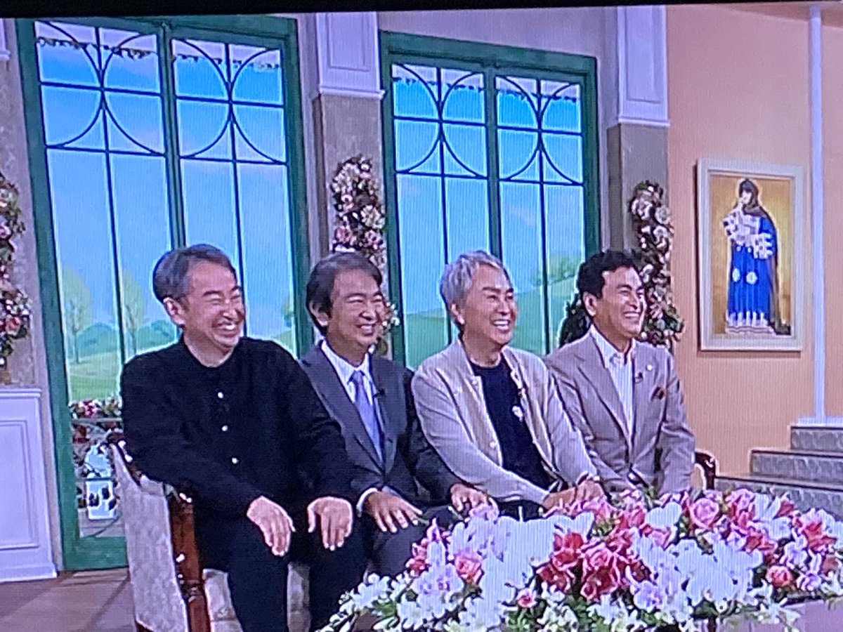chitoseshimin's tweet photo. 故石原慎太郎氏の子供たち
右より
次男 石原良純氏
長男 石原伸晃氏
三男 石原宏高氏
四男 石原延啓氏

テレ朝 徹子の部屋 https://t.co/PYfaZbnV1b