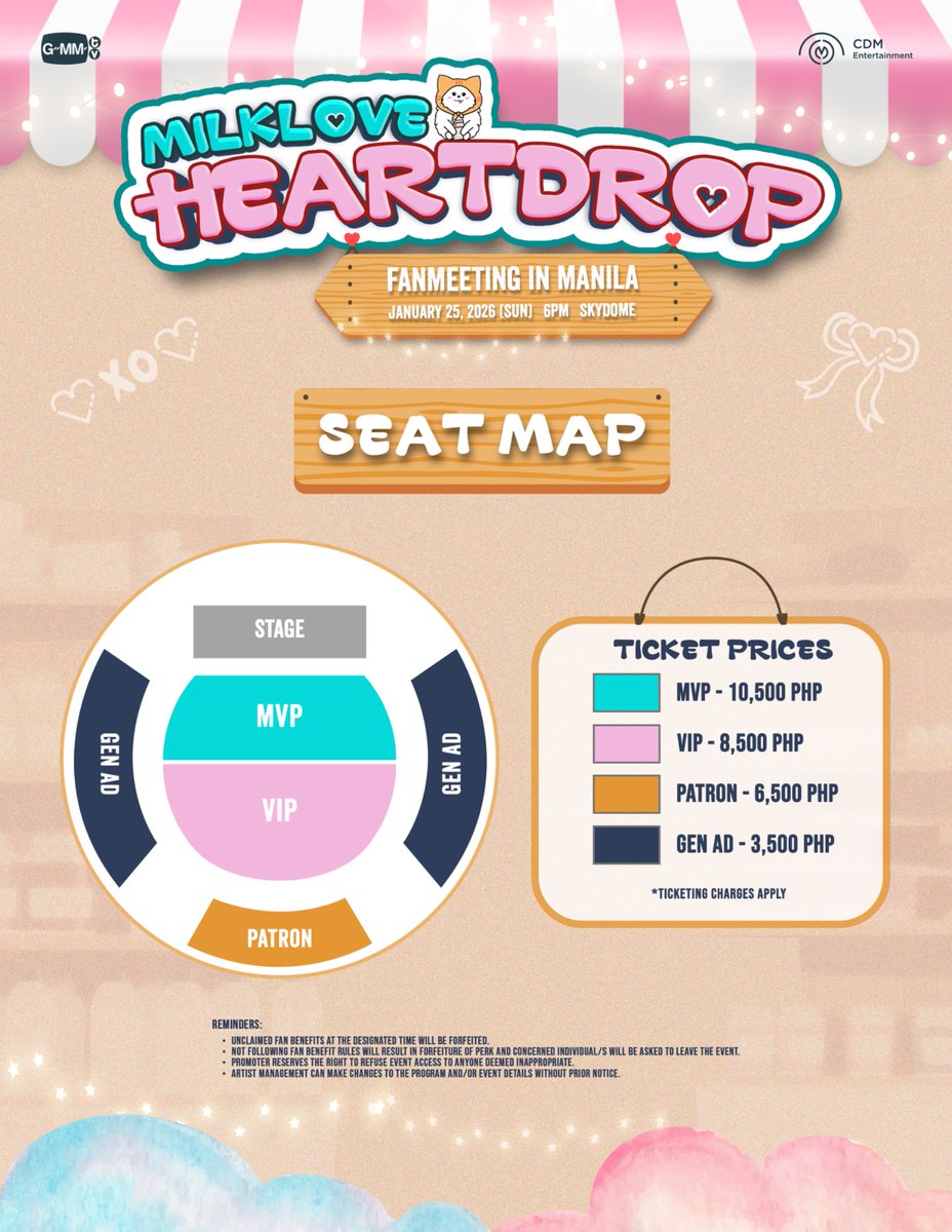 swift_tix's tweet image. MILKLOVE ‘HEARTDROP’ FANMEETING IN MANILA | Ticket Assistance

💵 100% Refund Guarantee
🎟️ Tickets issued under your name &amp;amp; account
🏆 Proven 99% Success Rate
✨ Trusted by 1,800+ satisfied clients

👉 Avail our assistance here: bit.ly/swifttickets