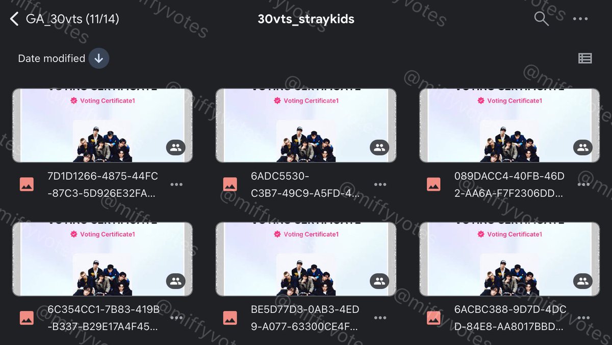 miffyvotes's tweet image. Votes proofs for giveaway 🧩 
MAMA VISA SUPER STAGE ARTIST

🎟 30 votes for #StrayKids 

🔗 drive.google.com/drive/folders/…

Congratulation! and thank you all for joining! ☺️💗