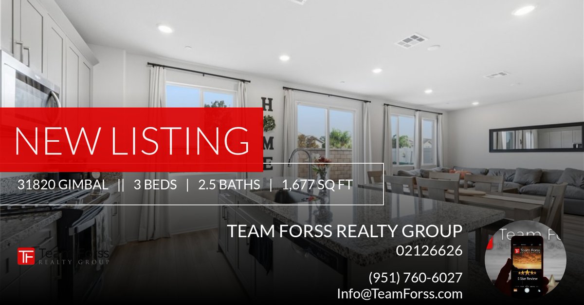 📍 New Listing 📍 Take a look at this fantastic new property that just hit the market located at 31820 Gimbal in Winchester. Reach out here or at (951) 760-6027 for more information

teamforss.com homeforsale.at/31820_GIMBAL_k…