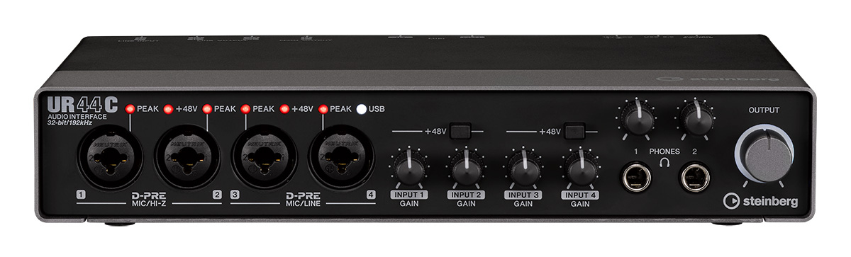 【なぎしお】Steinberg UR44C オーディオインターフェース Steinberg スタインバーグ USB オーディオインターフェース UR44C