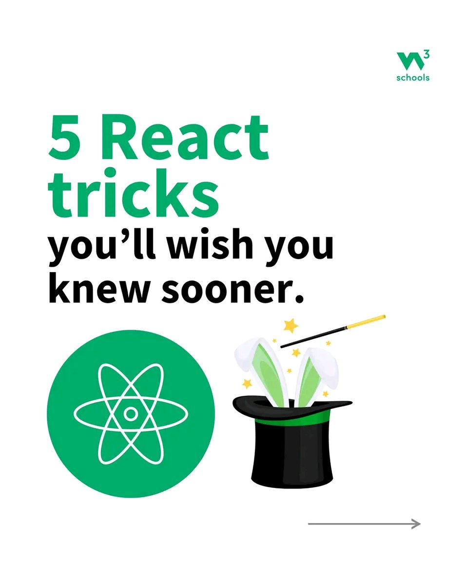 devlemnsa's tweet image. Before starting your React project, Take note of this tips 👇🏽
#w3schools #reactdevelopers #WebDevelopment