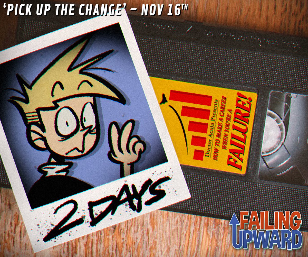 INDIE ANIMATION INCOMING!  

Only two days left till the next Failing Upward episode "Pick Up The Change"! You should watch it, it'll get your life on the right track!