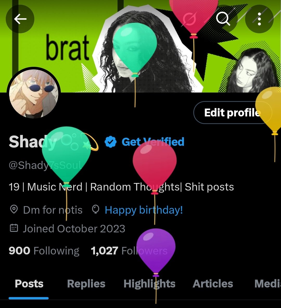 Shady7sSoul's tweet image. Balloons yayy
