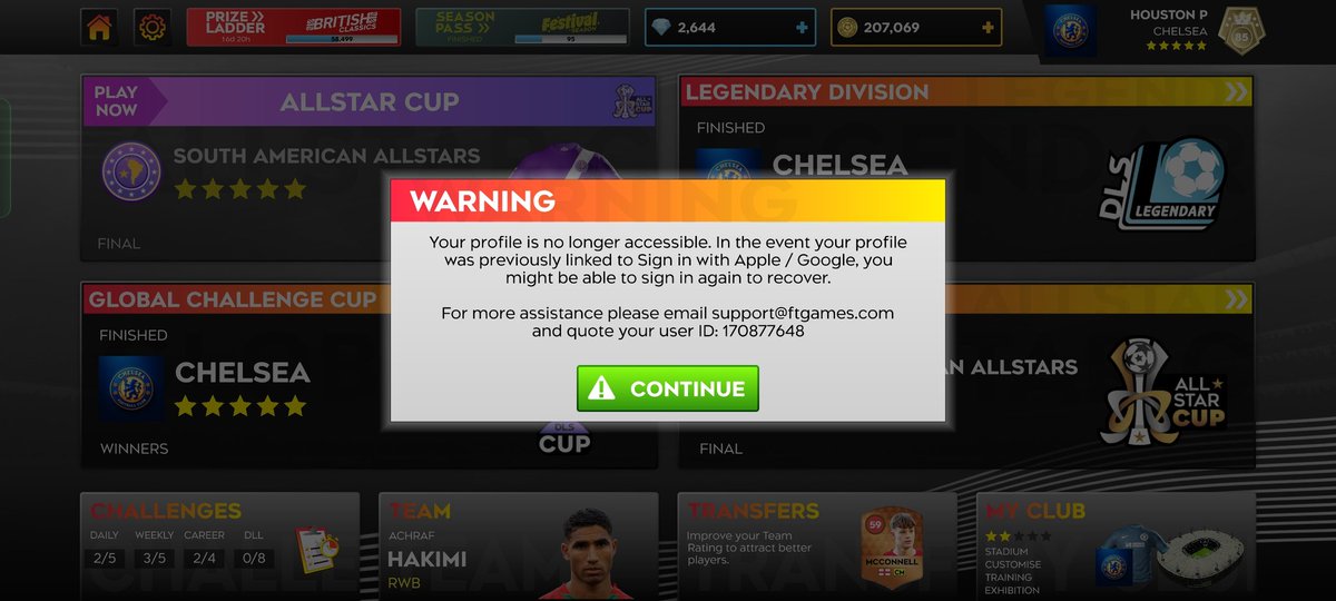 amodeni_h's tweet photo. My dream league football game is hacked. https://t.co/57C1LlaUaI