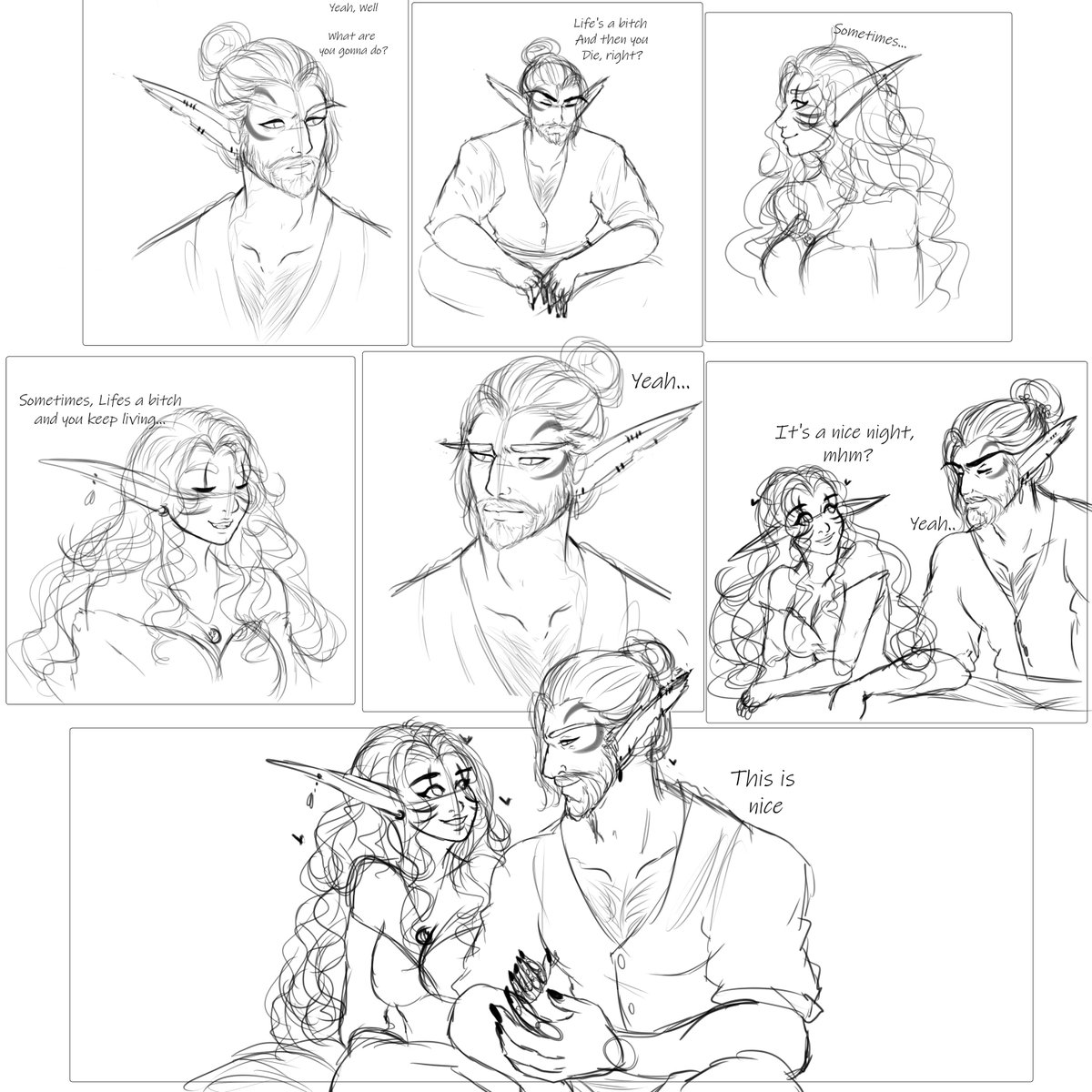 i really need to post more of my doodles. i am slacking and i am so sorry.